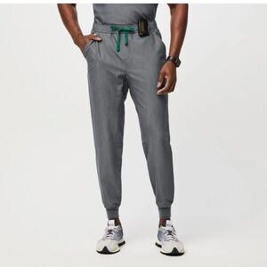 FIGS Men’s Tansen Jogger Scrub Nurse Pants in Graphite Gray Heather Size XL